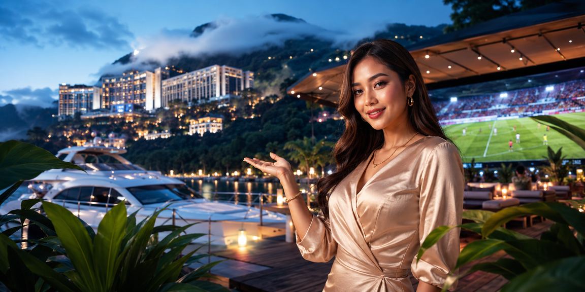 Taruhan bola sepak di Genting Highlands dengan latar gaya Melayu